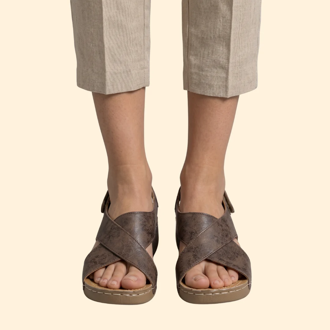 Women's Wedge Platform Sandals with Cushioned Insole - Image 3