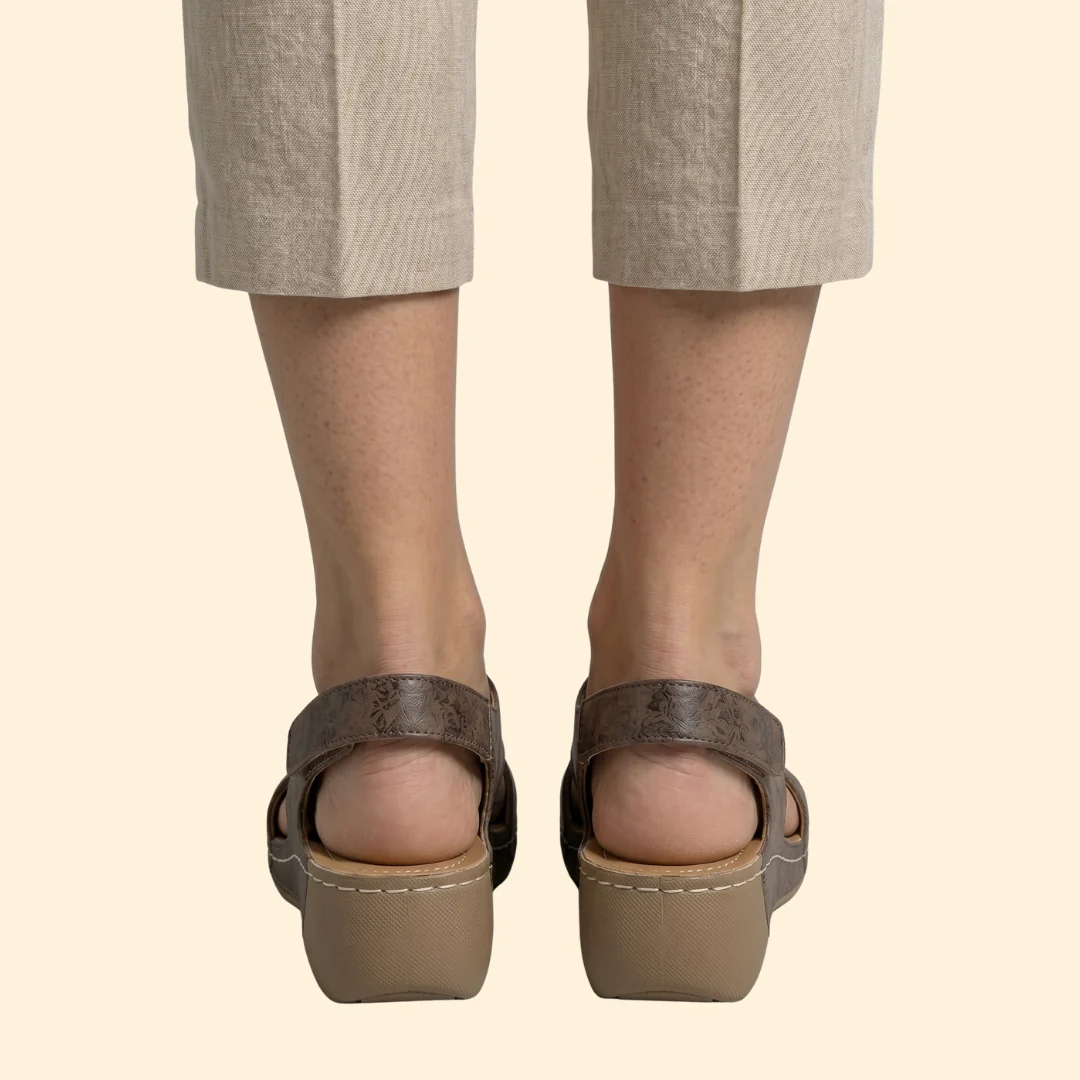Women's Wedge Platform Sandals with Cushioned Insole - Image 6