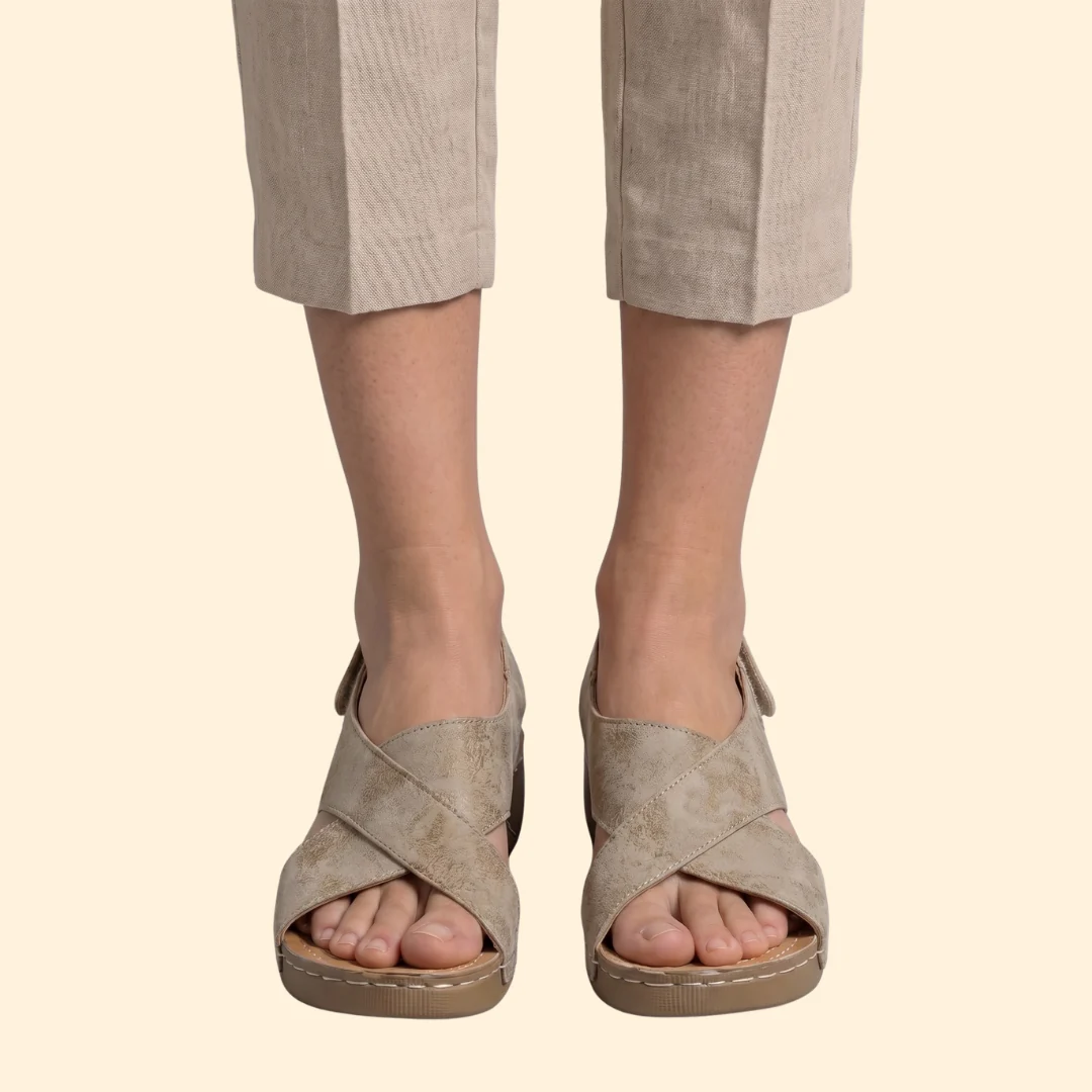 Women's Wedge Platform Sandals with Cushioned Insole - Image 7