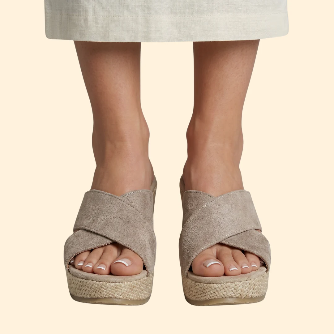Women's Wedge Sandals with Straps - Image 7
