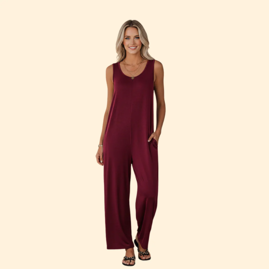Women’s Wide-Leg Jumpsuit with Casual Fit - Image 9
