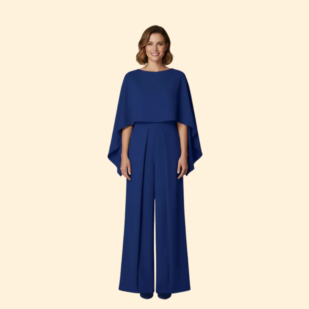 Women’s Wide-Leg Jumpsuit with Long Sleeves - Image 2