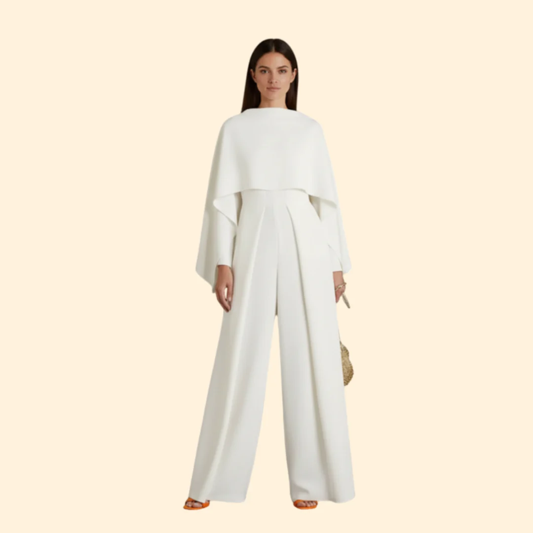Women’s Wide-Leg Jumpsuit with Long Sleeves - Image 6