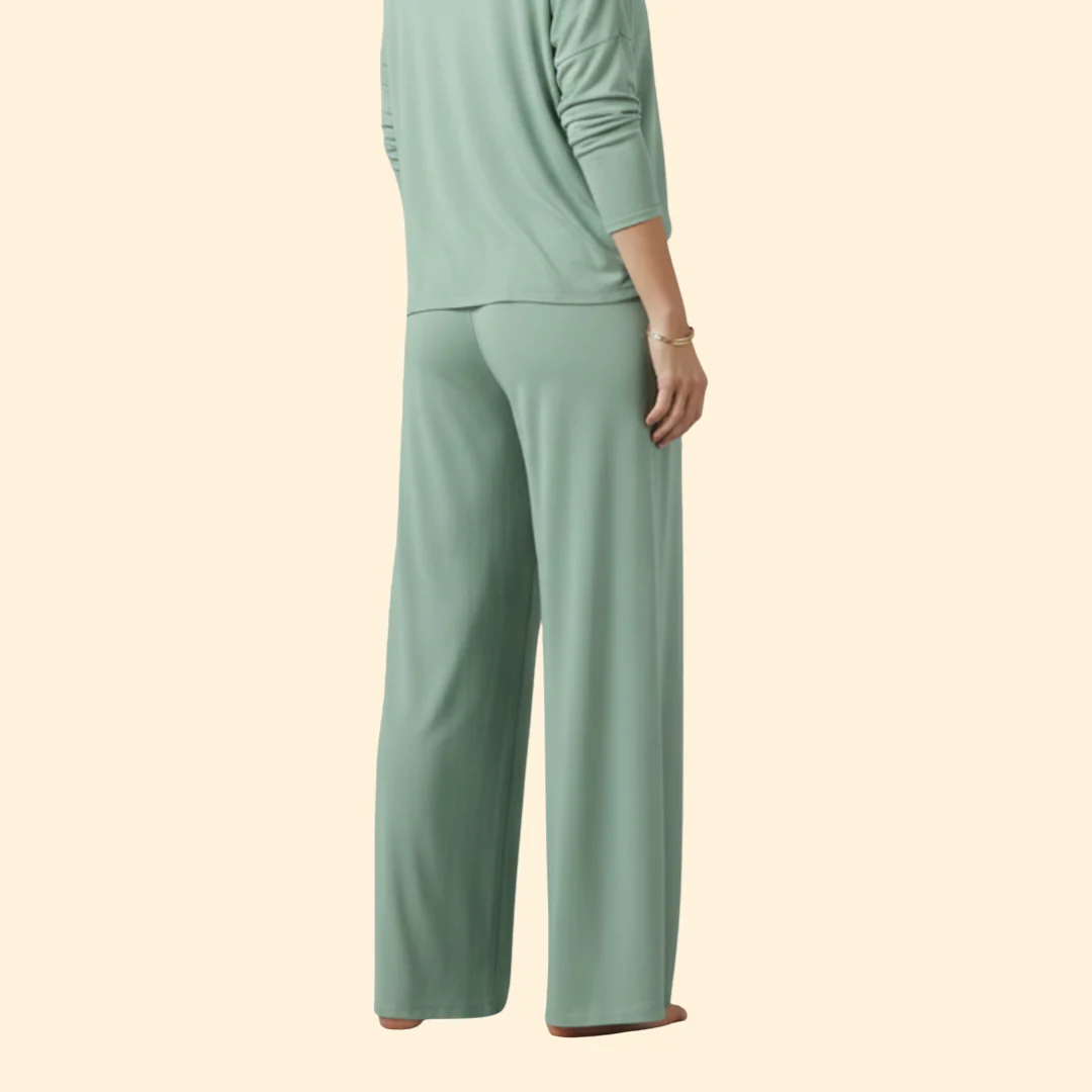 Women’s Wide-Leg Pants with High Waist - Image 4
