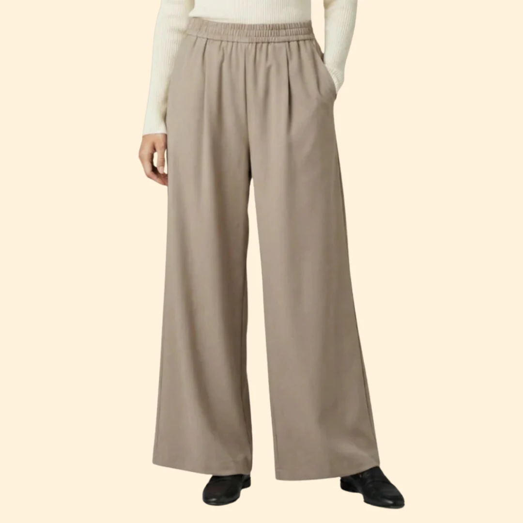Women’s Wide Leg Trousers with High Waist - Image 10