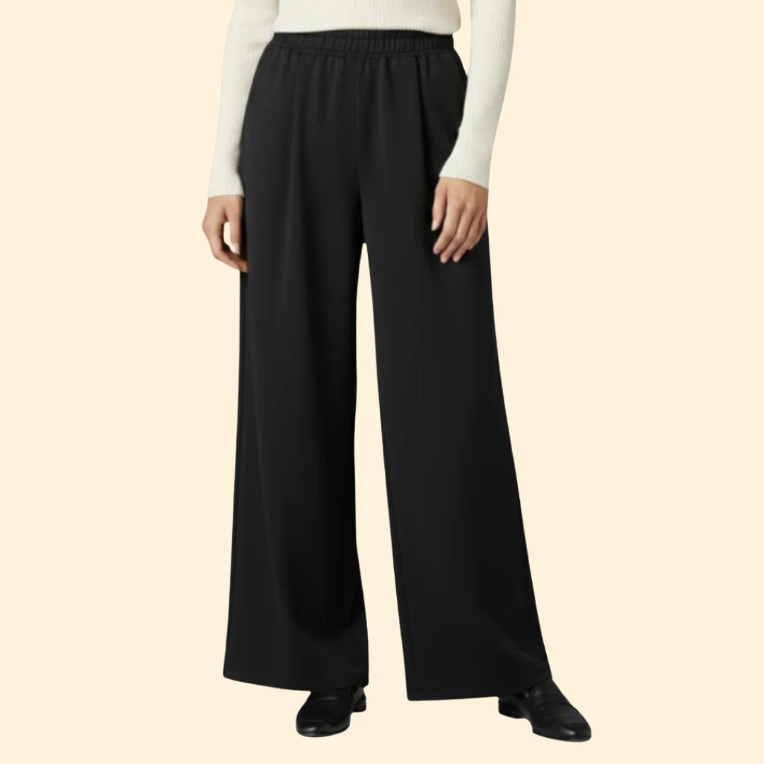 Women’s Wide Leg Trousers with High Waist - Image 3