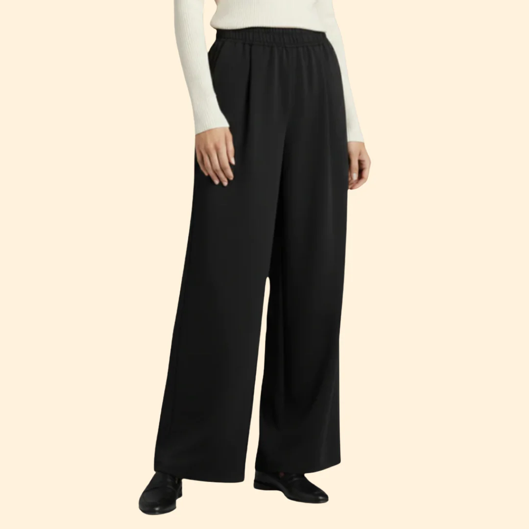 Women’s Wide Leg Trousers with High Waist - Image 4