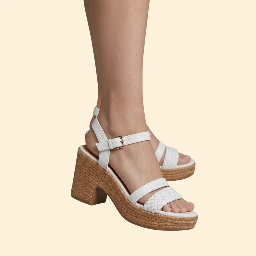 Women's Woven Platform Sandals - Image 4