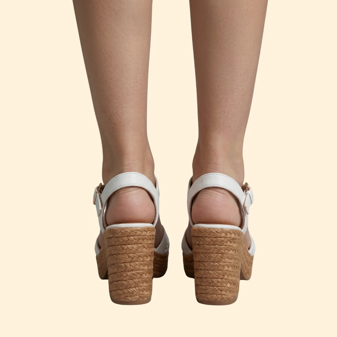 Women's Woven Platform Sandals - Image 6