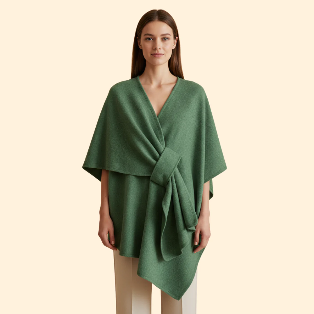 Women’s Wrap Coat with Tie Belt - Image 10