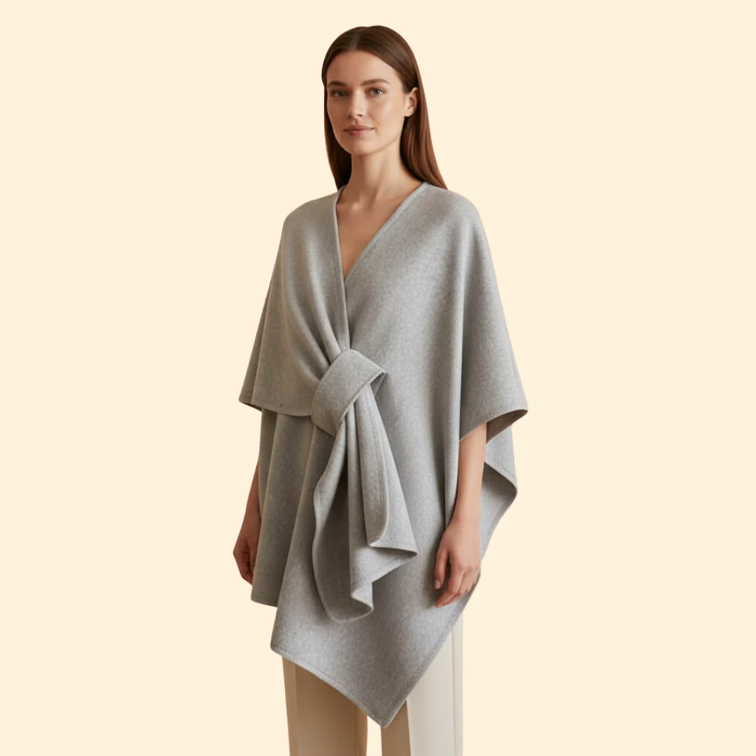 Women’s Wrap Coat with Tie Belt - Image 4