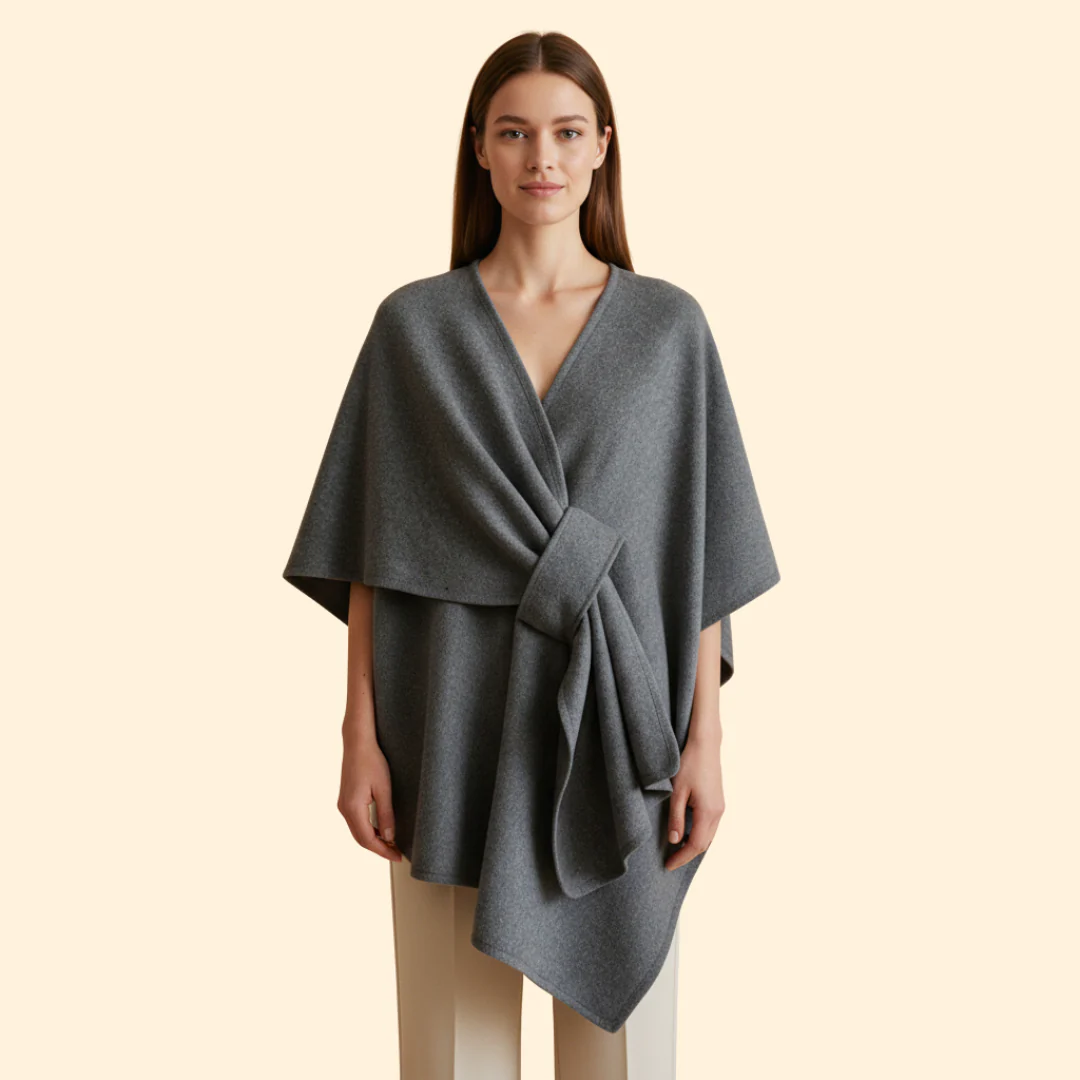 Women’s Wrap Coat with Tie Belt - Image 7